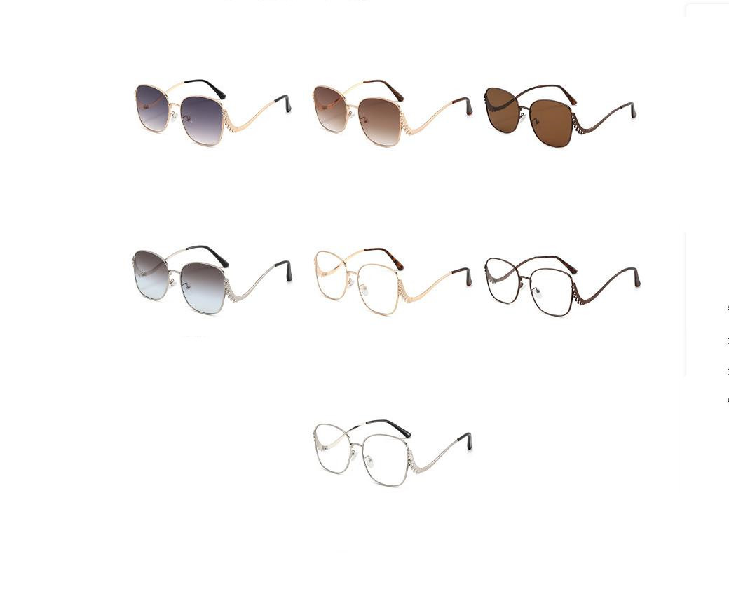 Designer Sunglasses For Women Men Oversized Sunglasses Fashion Classic Polarized Sunglasses Luxury Goggle Pilot PC Frame Oversized UV400 Eyewear KP855