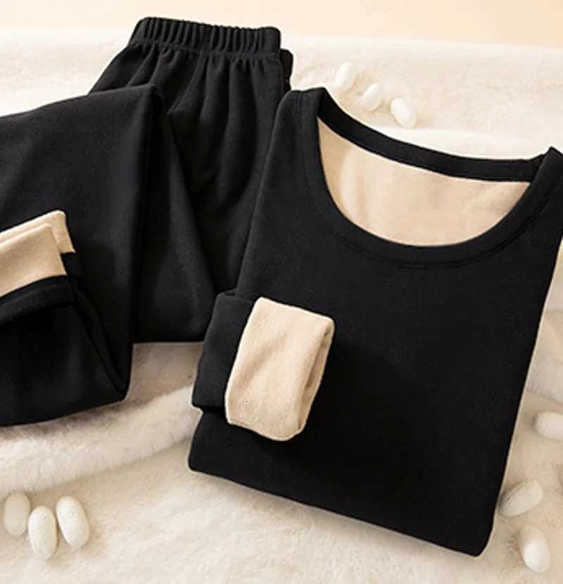 Women Thermal Soft Underwear Set Winter Clothing Professional Warm Intimates Long Johns Female Top Pants 2 Piece LingerieT251020