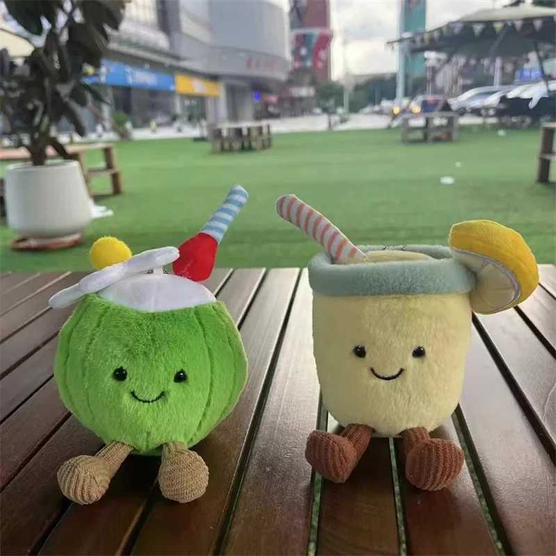 15cm Jelly and Lemonade Plush Doll Birthday Gift Toy Cute Soothing Companion Plush Doll Soothing Toy Festival Gift J251020