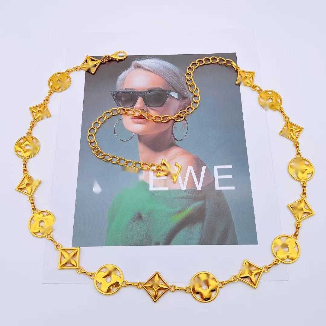 Belts Women Metal Chain Belt Punk Hip Hop Gold Waist Straps for Jeans Trousers Casual Waistbandbeltsqu3v