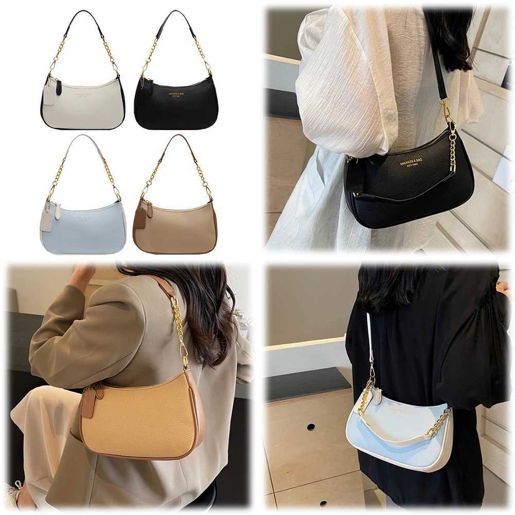 Shoulder Bag for Women Adjustable Strap Underarm Bag PU Leather Zipper Closure Casual Handbag for Work TravelT251020