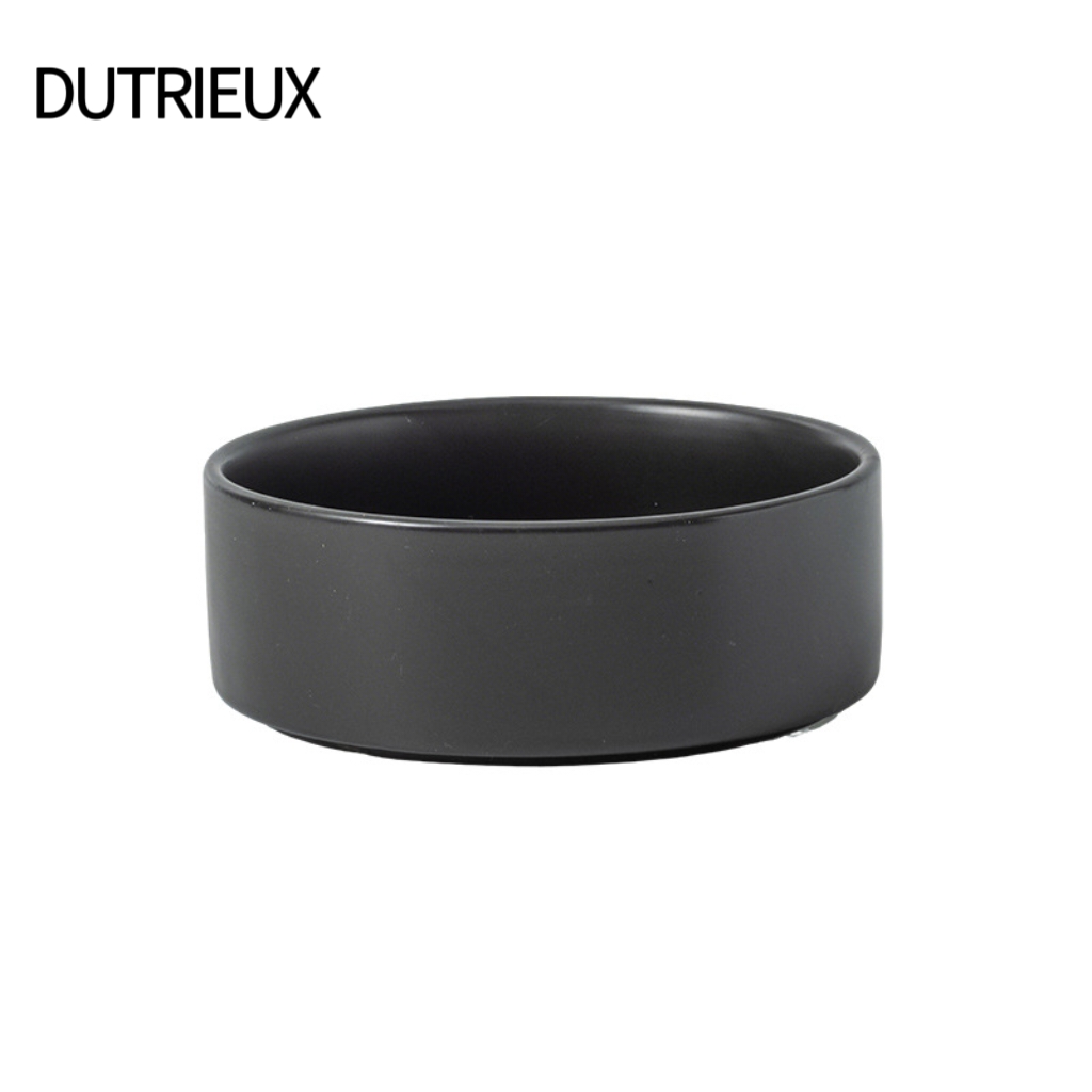 K3286 Neck support and raised pet food bowl, non-slip and tip-proof, stainless steel/ceramic liner, wholesale