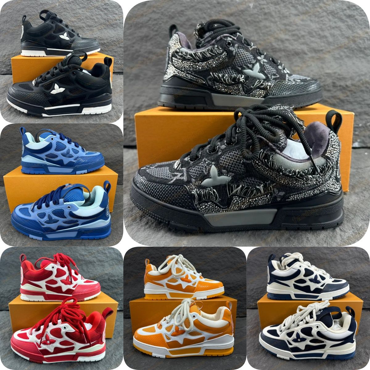 designer 2025 shoes virgil skate sneakers top quality women mens bread shoes height increasing thick soled casual fashion running laceup lowtop sports