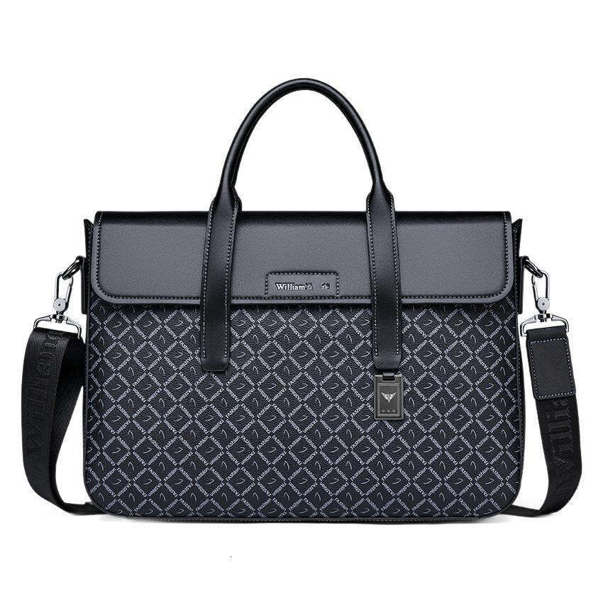 Luxury bag Briefcase Business Travel Commuter Handbag Men s Single Shoulder Crossbody Large Capacity Laptop Bag