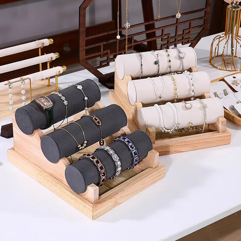 Bracelet Holder Rack Jewelry Display Bangle Organizer Jewelry Display Stand for Anklets Head Ties Watches Scrunchies Showcase 251016