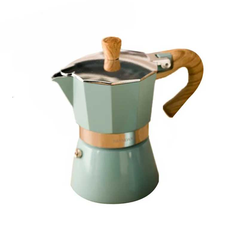 150300ml Aluminum Italian Style Moka Pot resso Coffee Maker Percolator Stove Top Pot Stovetop Coffee Maker Kitchen Tools Y251020