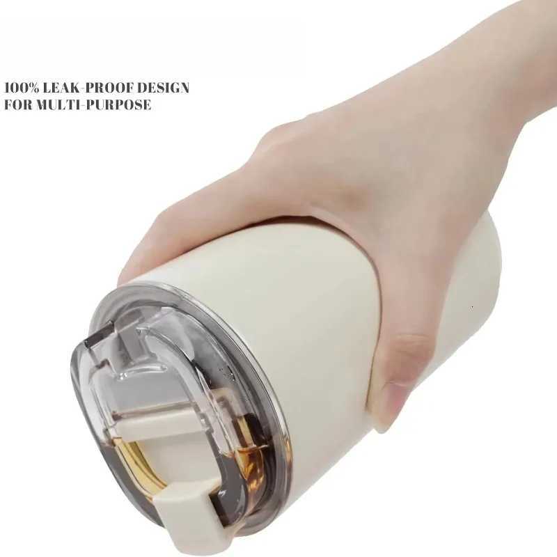 1PCS Thermos Cup Milky White Coffee g Car Insated Water Bottle Travel Stainless Steel Vacuum Flasks Drinking Kettle Y251020