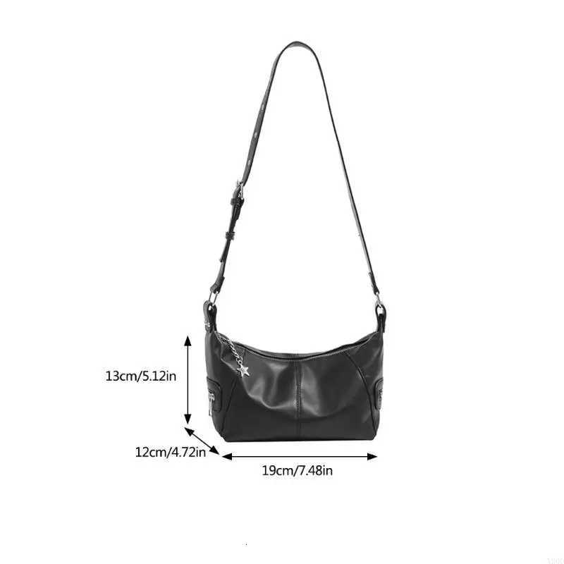 X90D Shoulder Bag for Women Pu Leather Slings Bag Handbag Retro Clutch Purse with Zipper Closure for Evening Party DailyT251020