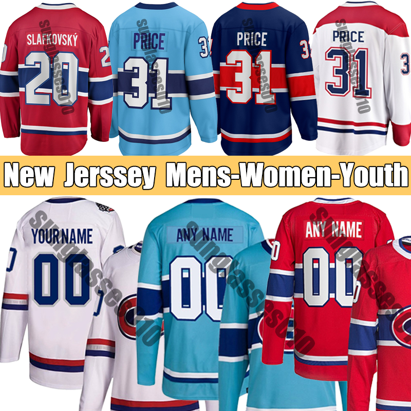 #93 Ivan Demidov Jersey Montreals Hockey Jersey Canadienss Jersey Juraj Slafkovsky Patrick Roy Jerseys #14 Nick Suzuki #13 Cole Caufield #48 Lane Hutson #20