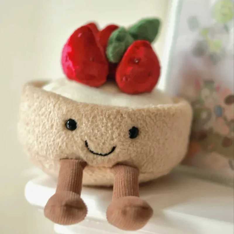 Fashion New 10cm Strawberry Tahuafu Biscuit Doll Furniture Desktop Decoration Cat Dog Companion Toy Pet Festival Gift Cute J251020