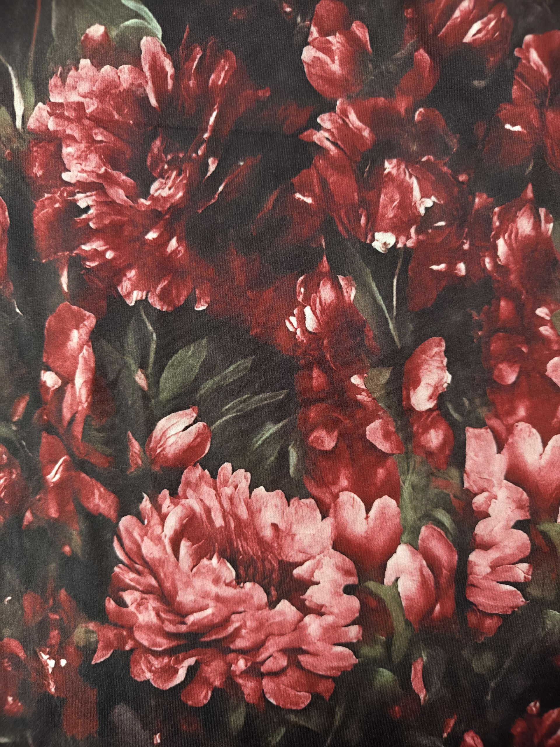 Women's Autumn & Winter New Retro Elegant Floral Printed Midi Skirt, Casual Commute & Dating Milk Silk Skir-CF56374