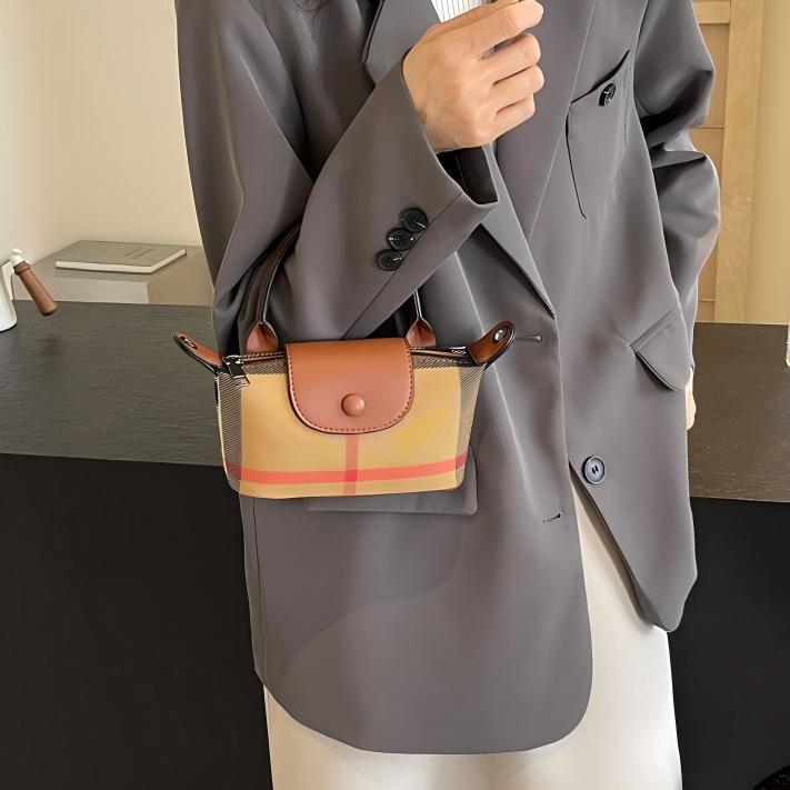 hot free shipping designer bag luxury 2025 fashion mini fashion hobos bag casual retro check plaid tartan cross body Bag for woman