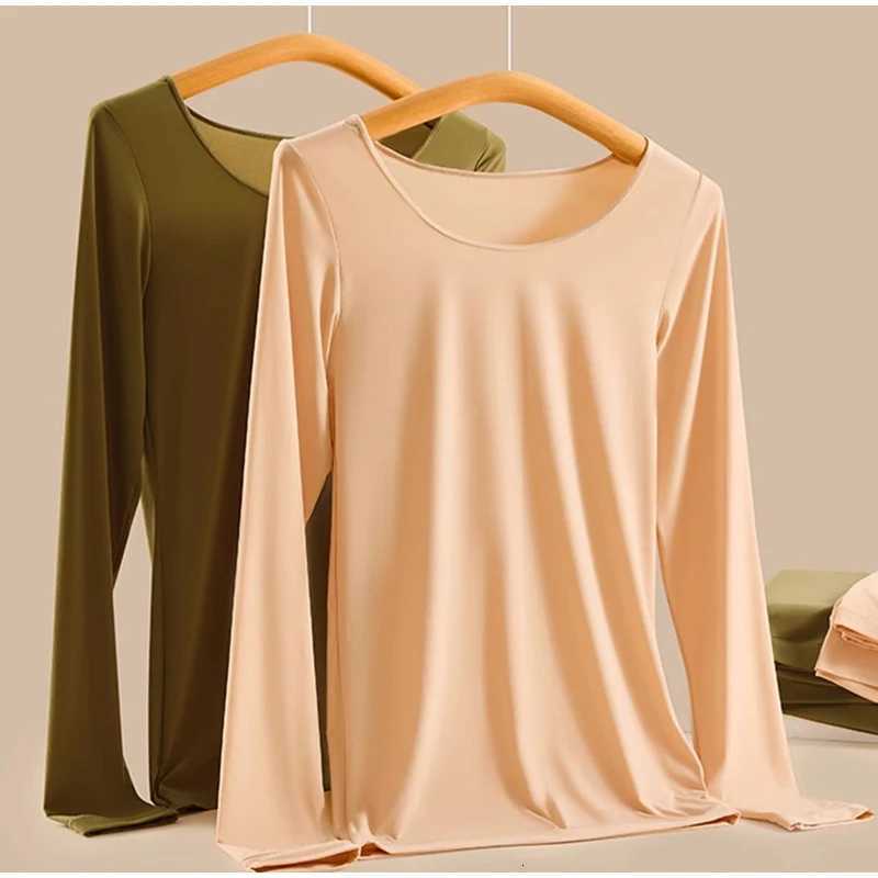Womens Thermal Underwear Winter Clothes Seamless Thick Double Layer Warm Lingerie Women Thermal Clothing Set Woman 2 PiecesT251020