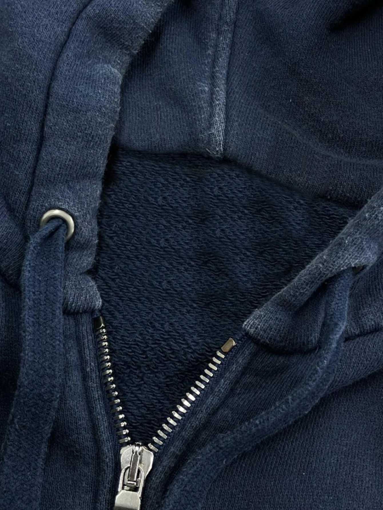 Men Letter Embroidery Hoodies Gothic Graphic Sweatshirt Overszie Y2K Hip Hop Streetwear with Zip Up W251020