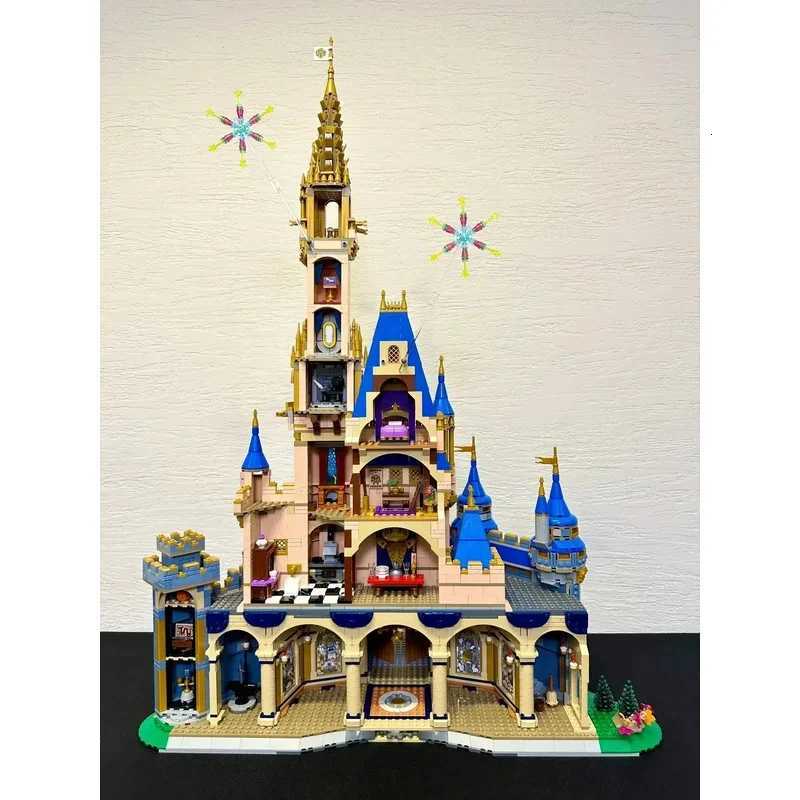 4837pcs Creative Princess Castle Birthday and Valentines Day Gift Cinderella Castle Girls Asse mbling Toy Living Room Ornament Z251018