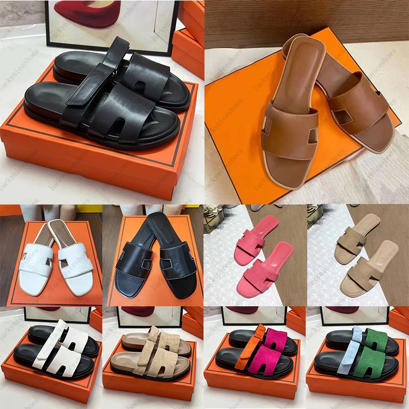 free shipping with box designer chypre sandals men women slippers claquette mens stylish slides black white brown sliders summer slipper outdoor sandales shoes