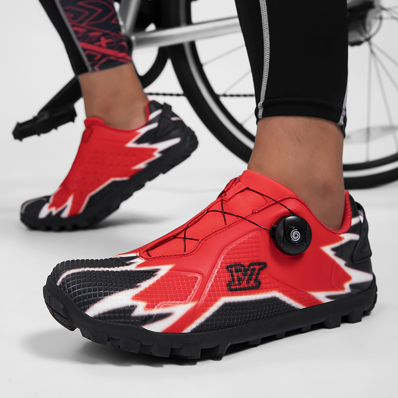 Men's Cycling Shoes Sneakers Trainers - Wear Resistant, Breathable, Non Slip, Ideal for Outdoor Professional Rides