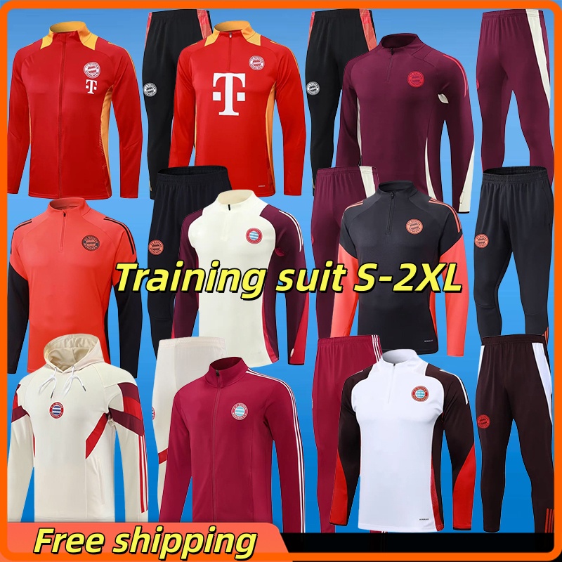 S-2XL 2025 2026 SANE KIMMICH BAYERNS tracksuit KANE soccer jersey men kids camiseta MUSIALA GORETZKA GNABRY 24 25 26 football training suit Long sleeve jogging man set