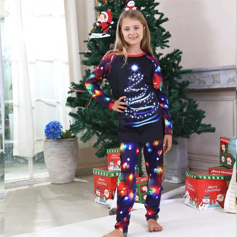 Christmas Family Matching Sets 2025 Father Mother Children Cartoon PajamasPants 2Pcs Xmas ParentChildren Homewear Clothes Suit L251021VLO6