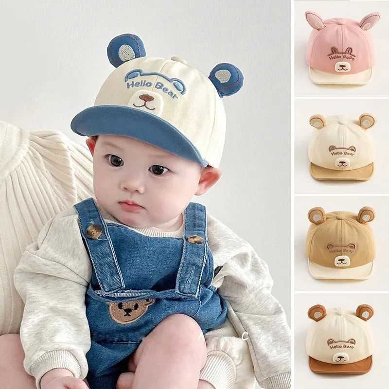 Cute Cartoon Baby Duck Tongue Caps 324 Months Boy Girl Spring New Baseball Cap Soft Brim Outdoor Kids Sunscreen Duckbill Hats J251021