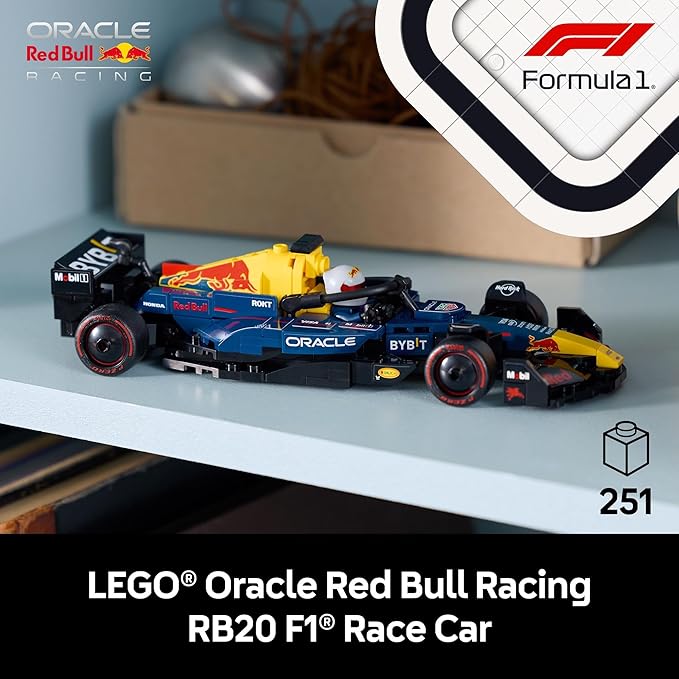 Lego F1 Race Car Red Bull RB20 F1 77243 Blocks Toys Gifts