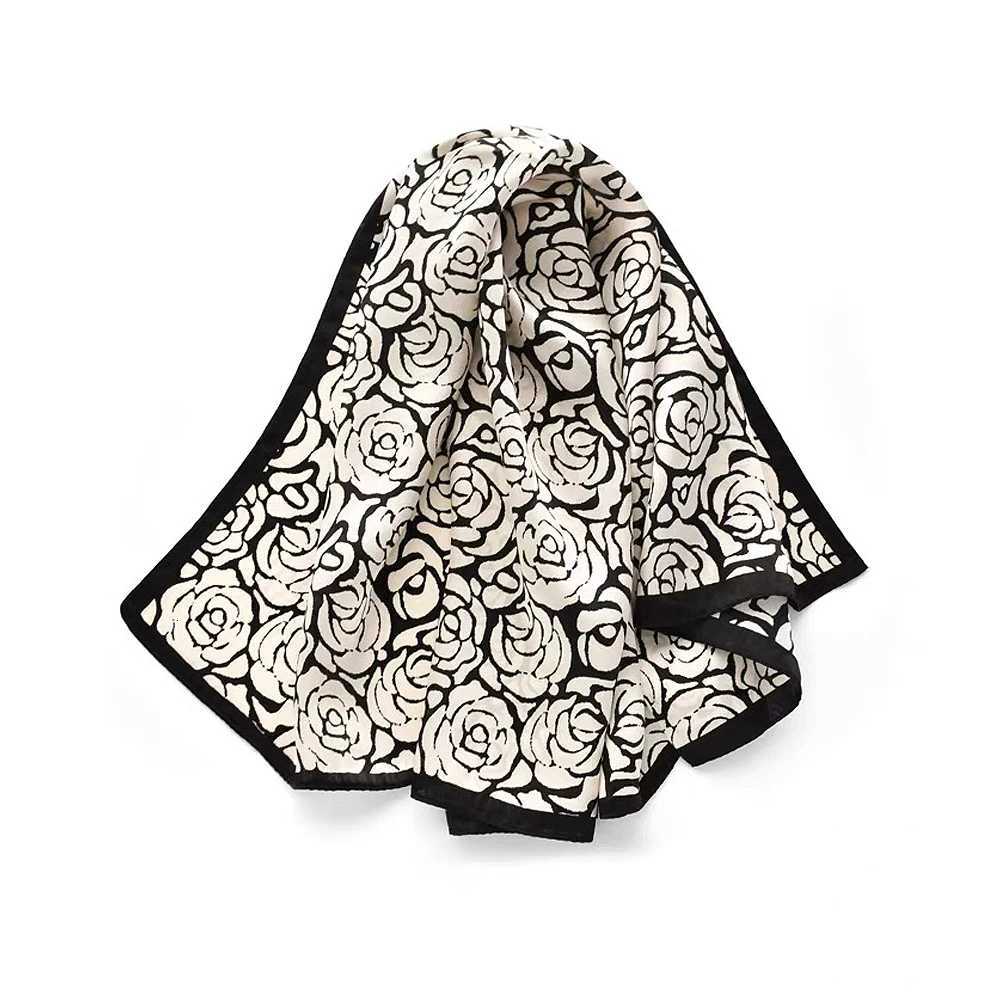 Pure Mberry Silk Wen Square Scarf Prints band Neckerchi Luxury Fa Hair Ornament Fa Bandana Scarves 53CMW251021