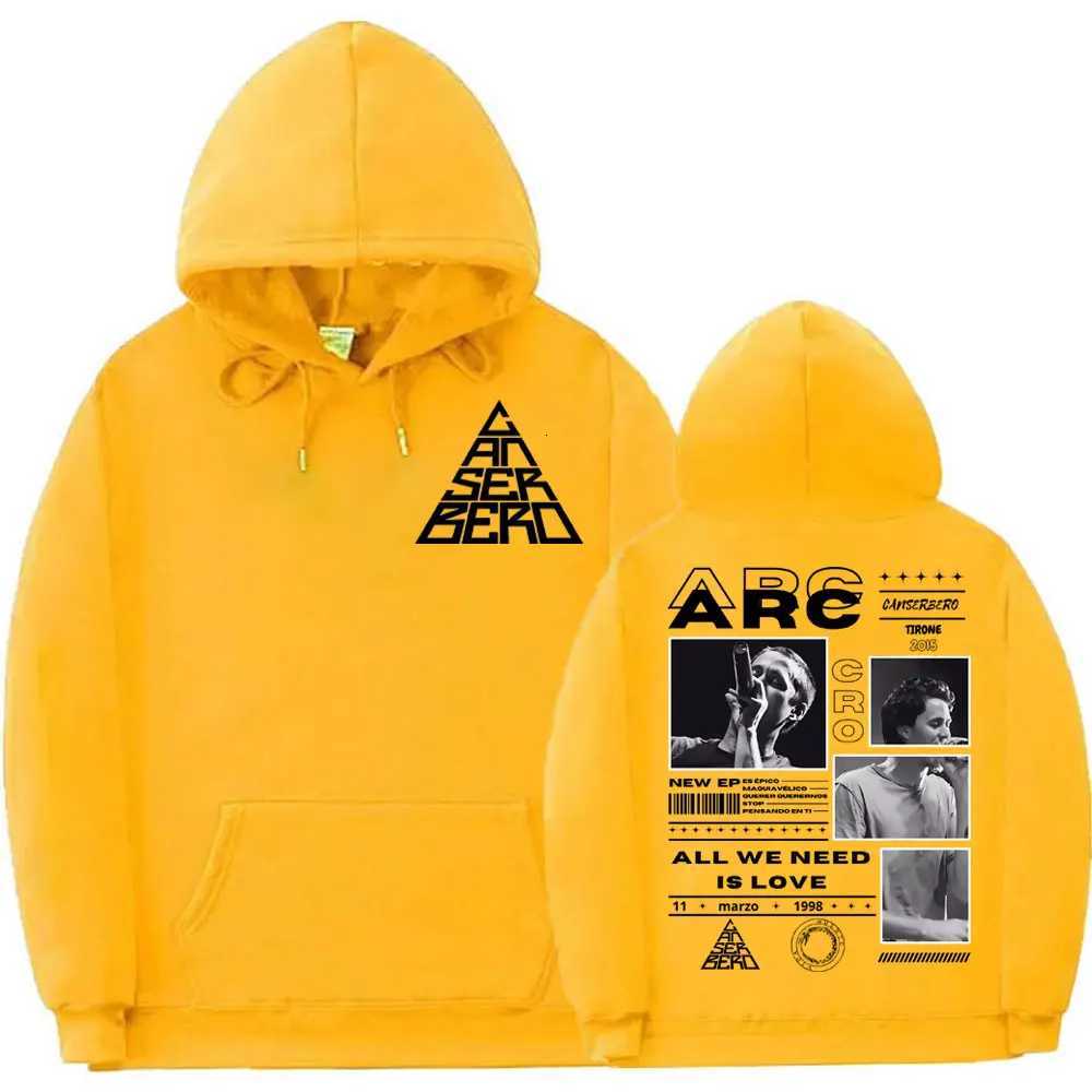 Canserbero All We Need Is Love limited edition printed mens retro hiphop sweatshirt adult autumn and winter warm pullover W251021