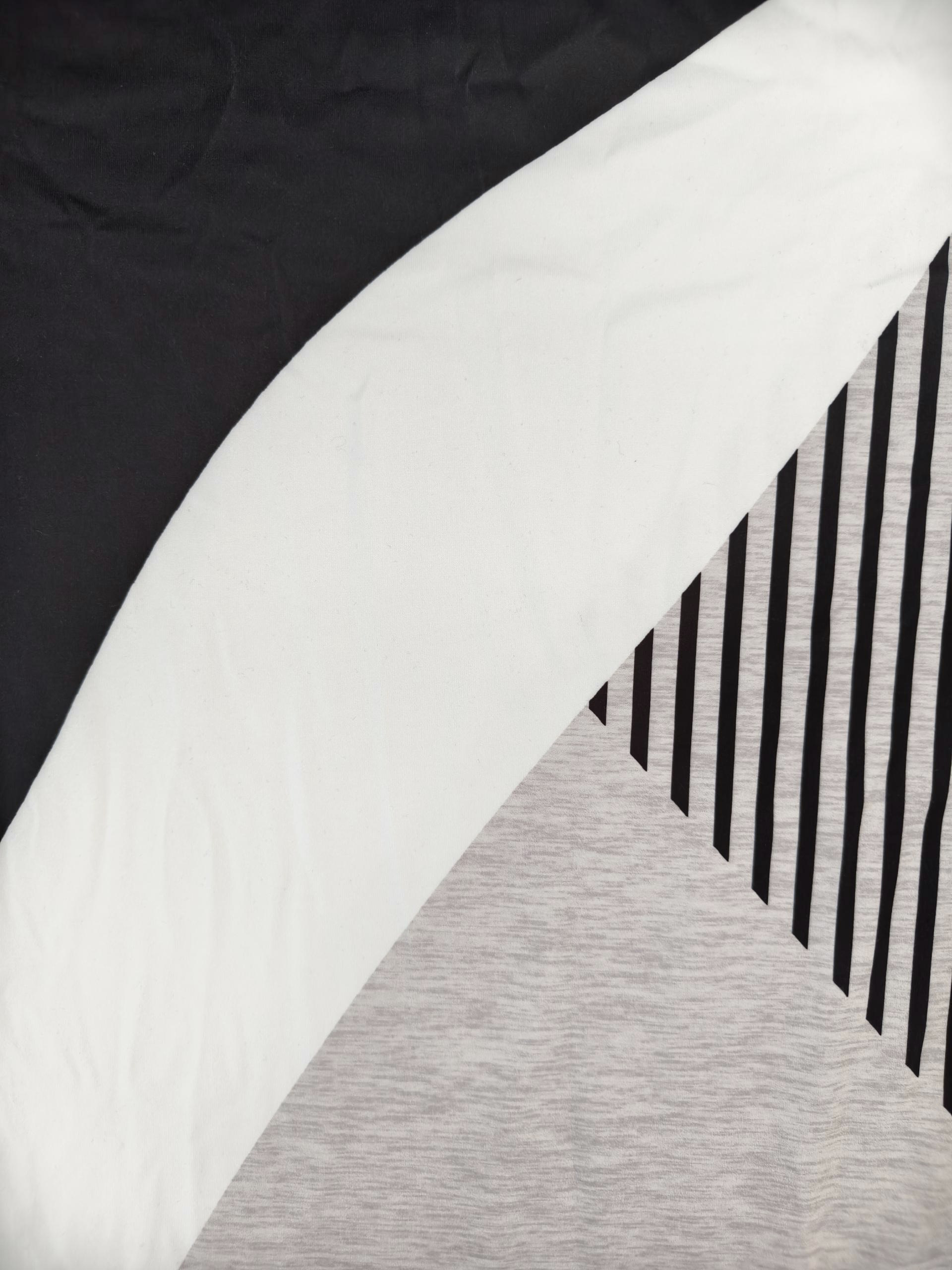 Women's Autumn New Geometric Printed Long Sleeve Top, Milk Silk Fashion Casual Commute Versatile Women's T-Shirt (S-XXL, Mixed Color)-CF5386