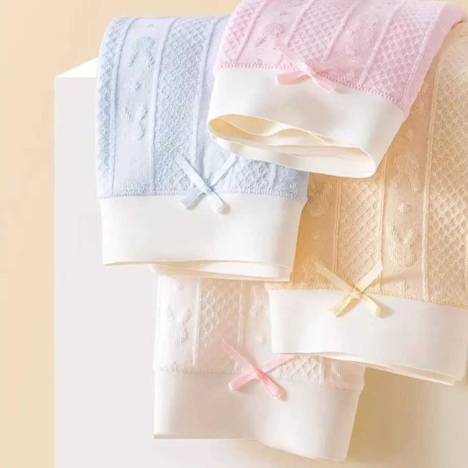 AIBEDILA Baby Girls Panties Cotton Soft Cartoon Child Underwear for Girls Kids jacquard Breathable Teen Childrens Briefs J251021