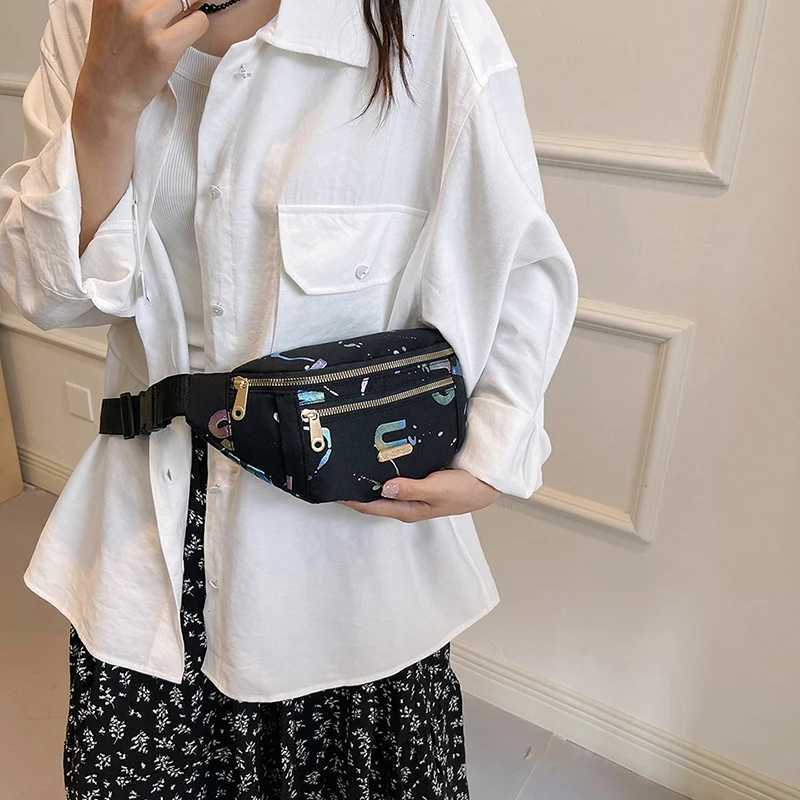 Fanny Packs for Women Men Belt Bag Bronzing Printing Pattern Fashion Waist Packs Crossbody Bags Bum Bag Running Travel Workout Z251021