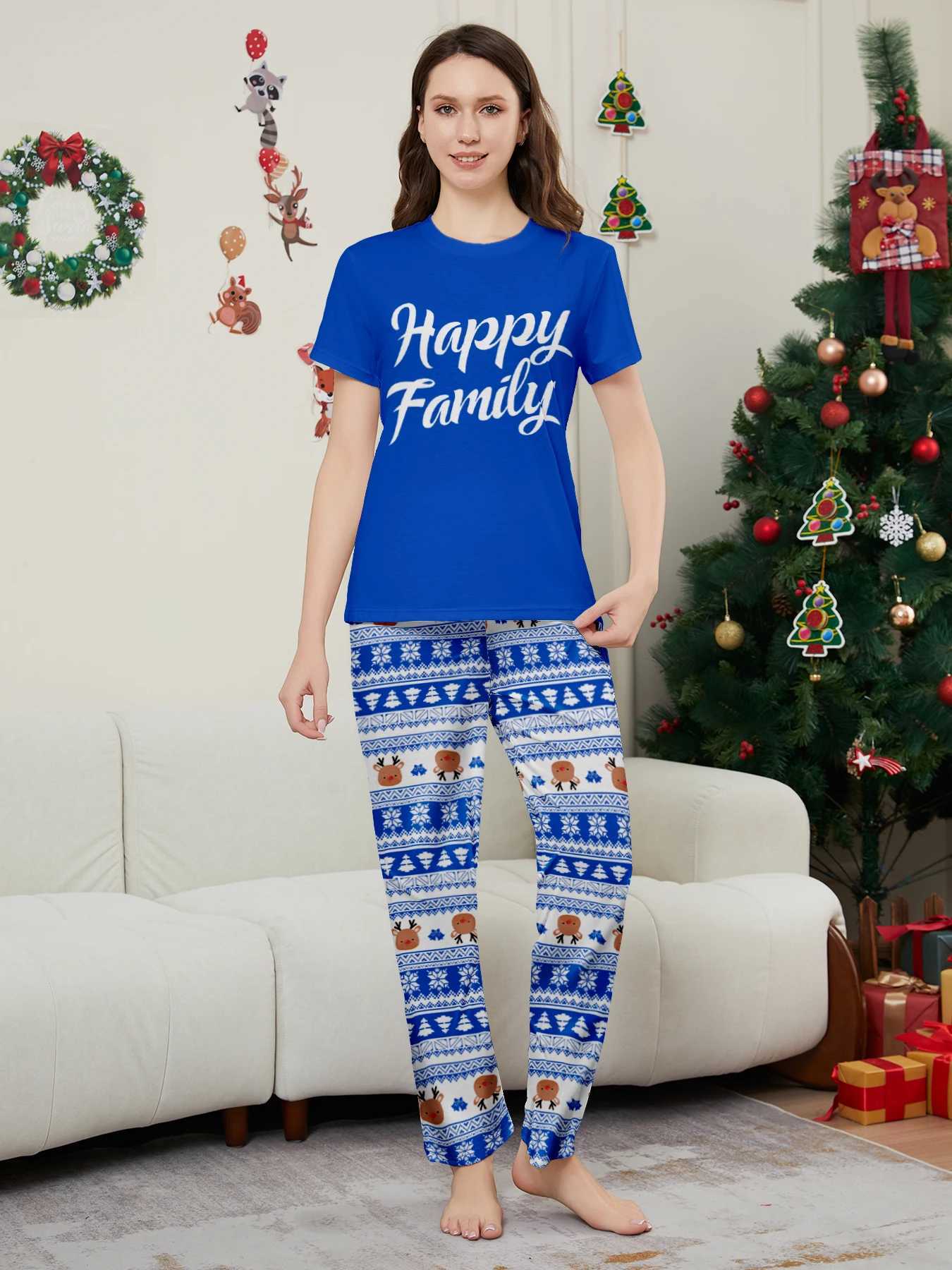 Christmas Pajama Sets for Family All over Christmas Patterns Create Warm Memories L251021UU8D