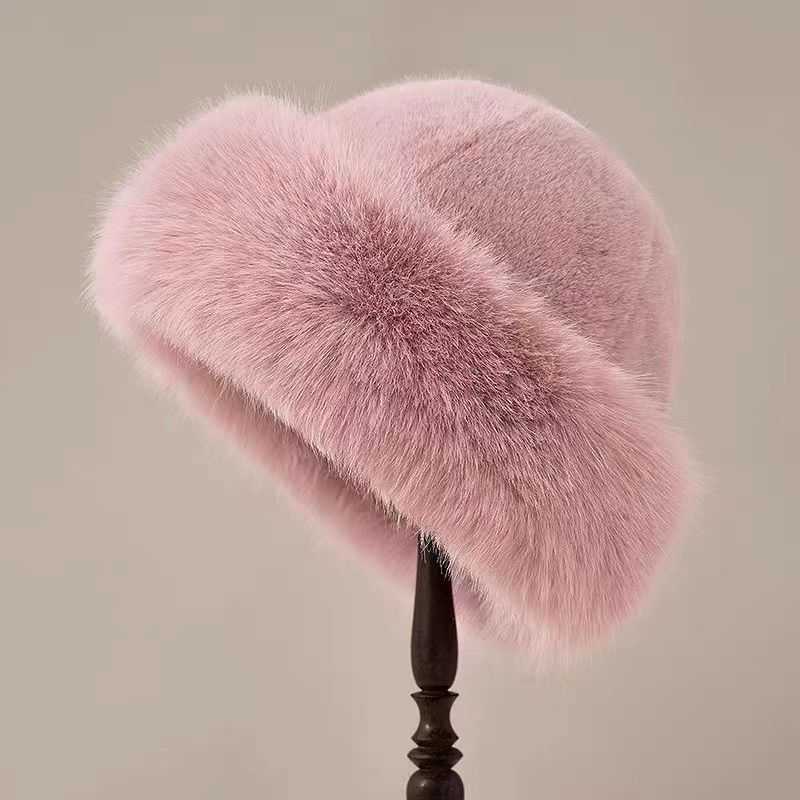 New Winter Hat Outdoor Fisherman Hat Hat Faux Fur Plush Hat Thickened Warm Fashion Exquisite Hat H251020