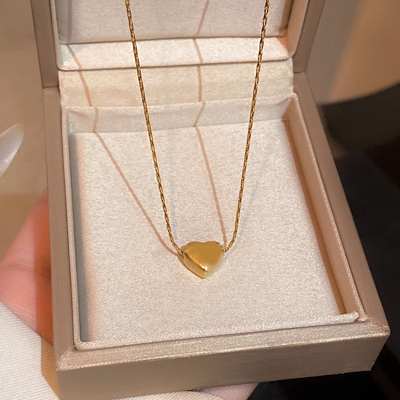 Designer necklace 18K gold natural freshwater pearl necklace light luxury oval mother of pearl high-end titanium steel zircon necklace free shipping