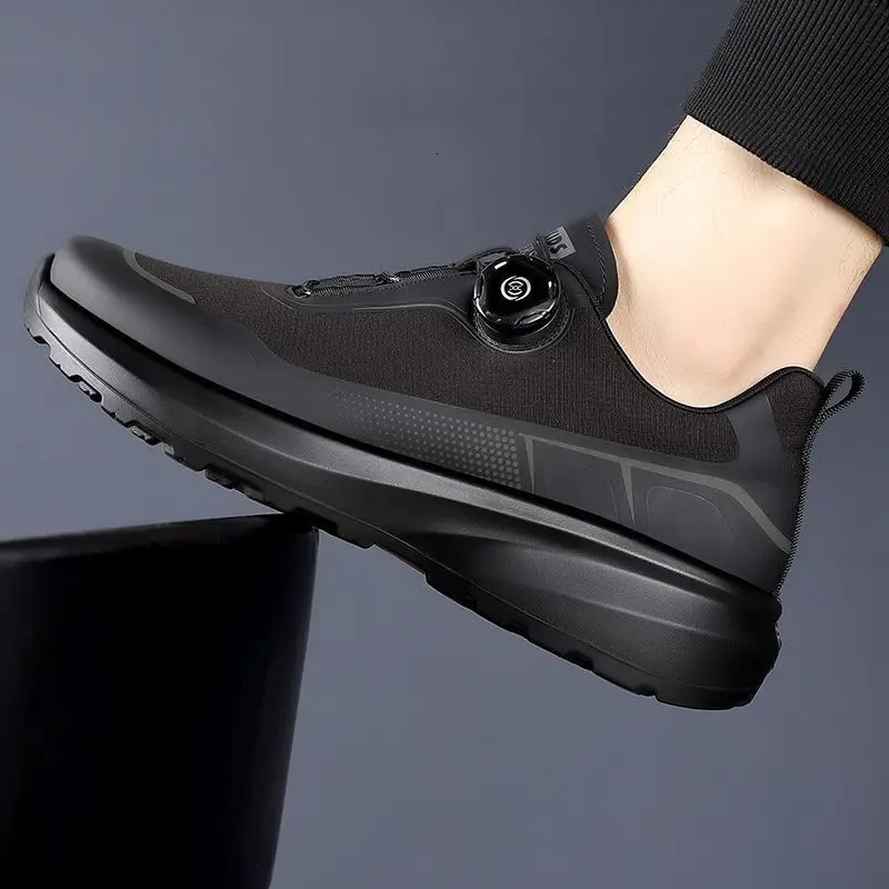Men Sneakers ThickSoled Comfortable Outdoor Walking Shoes Fashion Casual Mens Shoes Rotating Buckle Zapatillas Hombre 251017