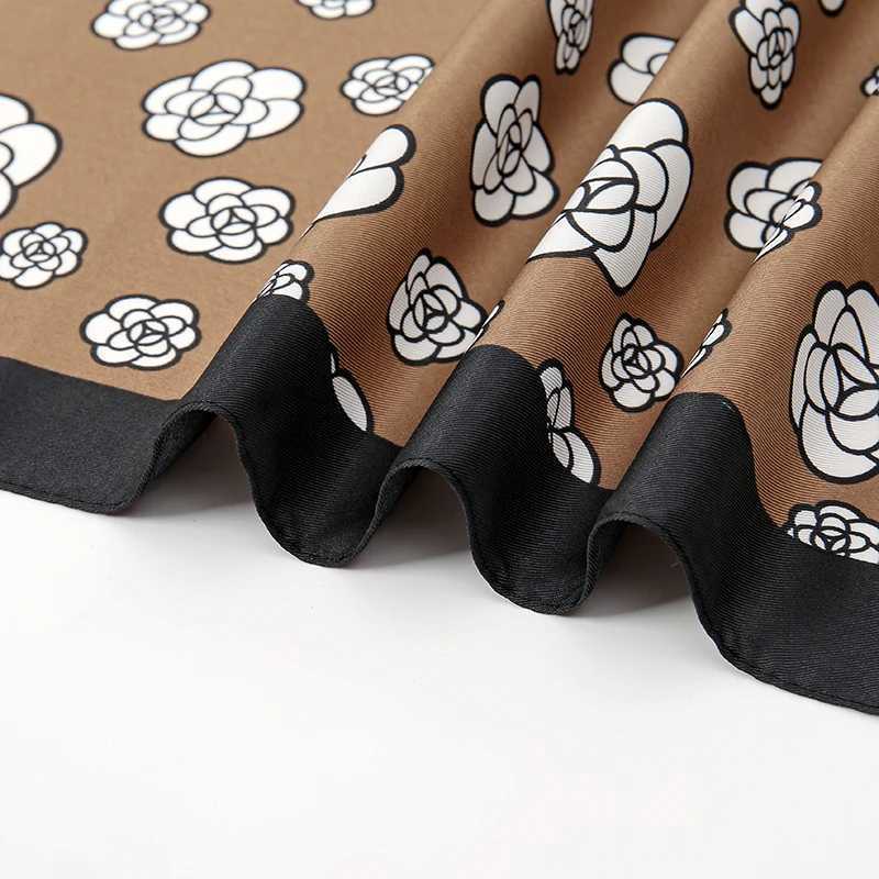 9090cm Imitation Silk Square Scarf Printed Foard Shawl Innovative Design Pattern Tuan Polyster band Islamic HijabsW251021