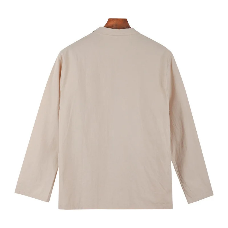 Cotton Linen Mens Extremely Thin Jacket Summer Solid Color Lapel Shirt Casual Coat Men Clothing Loose Beach Cardigan 251021