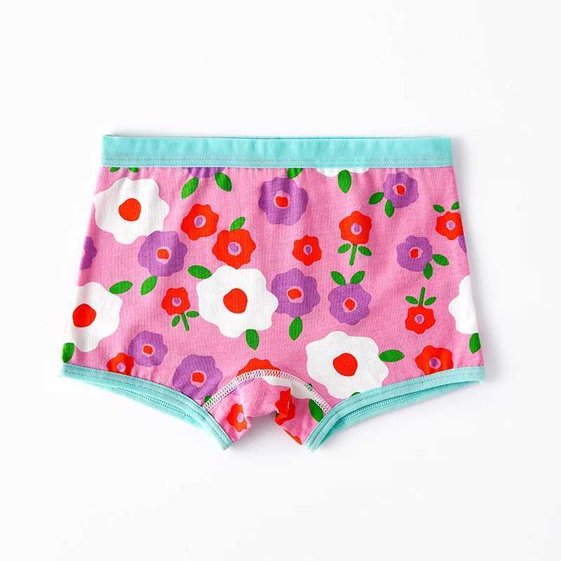 3Pcslot Kids Panties 7 Collections Chirdrens Underwear Lovely Girls Briefs Floral Grid Cute Pants Baby Dots Cotton Underpants J2510211