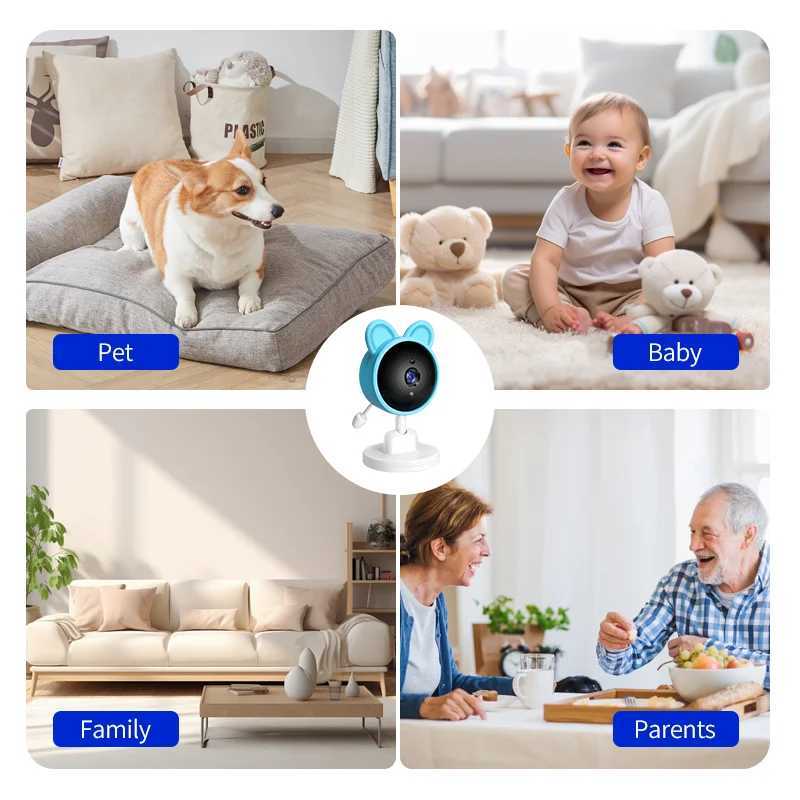 Baby monitor twoway audio voice intercom infrared night vision baby camera with monitor video surveillance security protection J2511211