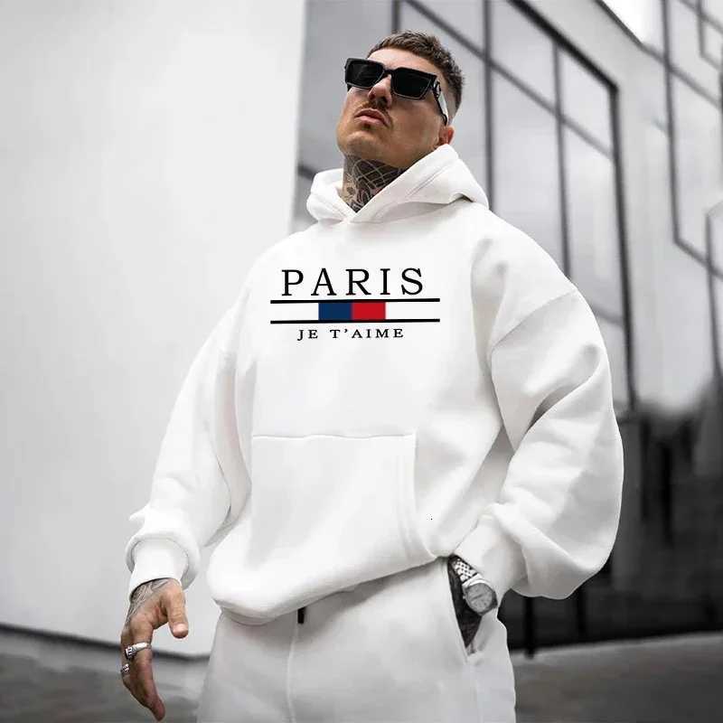 Autumn Winter Hot Sales Casual Mens Tracksuit Daily Sports Clothing Fashion Sweatshirts Hooded Mens Printing Sweatshirt Quality W251021