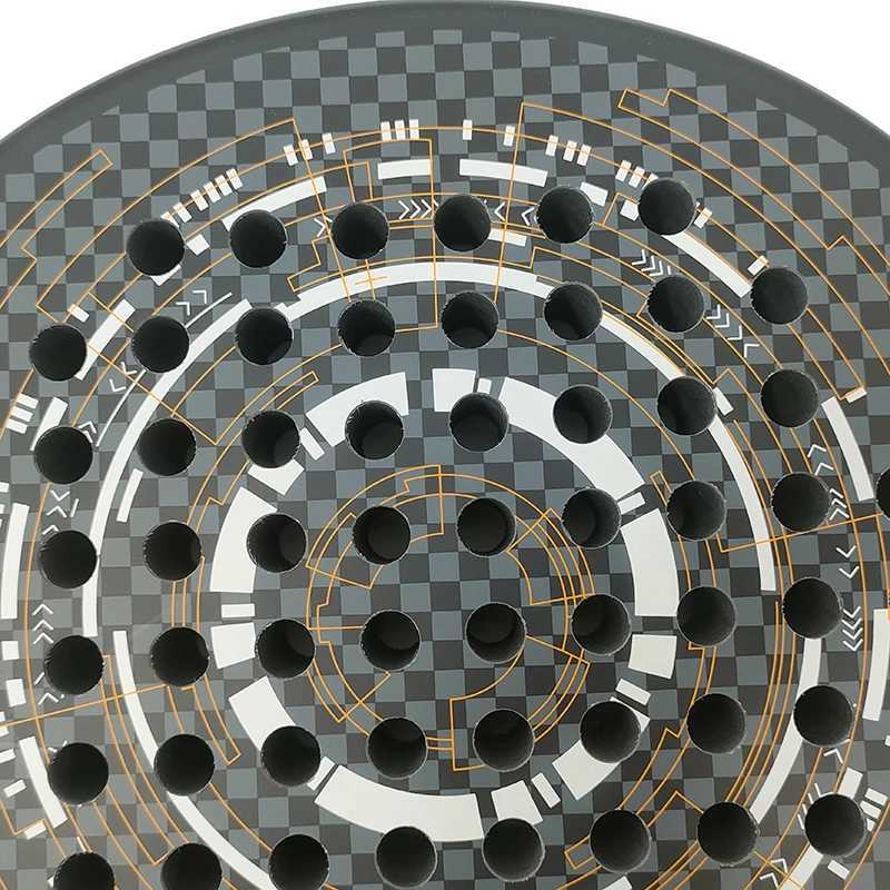 The new 00 carbon fiber Padel racket Paddle racket EVA elastic memory foam core Beach tennis racket Carbon fiber padel racket W251021