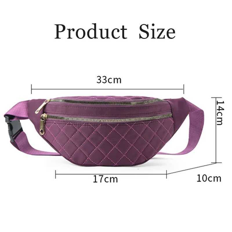 Waist Bag Women Men Waterproof Pocket Fashion Casual Chest Handbag Unisex Sports Travel Purse Plaid Waist Pack Belly Bags Case Z251021