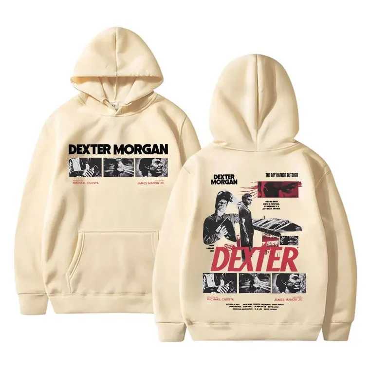 TV program Dexter Morgan The Bay Harbour Butcher Mens hoodie Casual hoodie Retro fashion Y2K Comfortable Sweatshirt W251021
