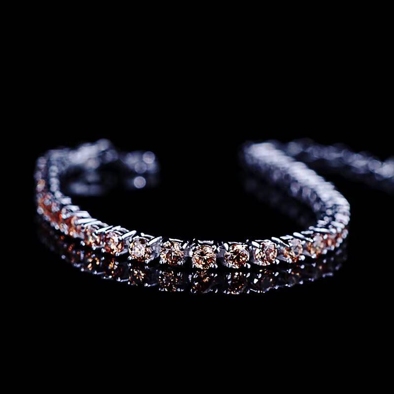 Wholesale Iced Out Moissanite Tennis Bracelet 925 Silver Joyeria Plata 925 Custom Fine Jewelry Bracelets Bangles