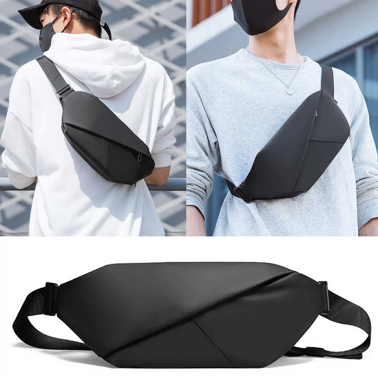 Mens Waist BagFashion Shoulder BagStylish Cross Body Belt BagSport Casual Chest BagMultifunctional Men Daypack For Cycling Z251021