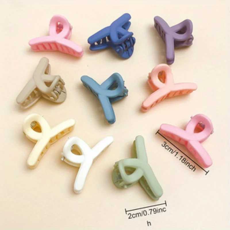 South Korea Mixed Matte Small Size And Word Grab Clip Mini Candy Color Hair Grab Forehead Bangs Broken Hairpin Hair AccessoriesW254021