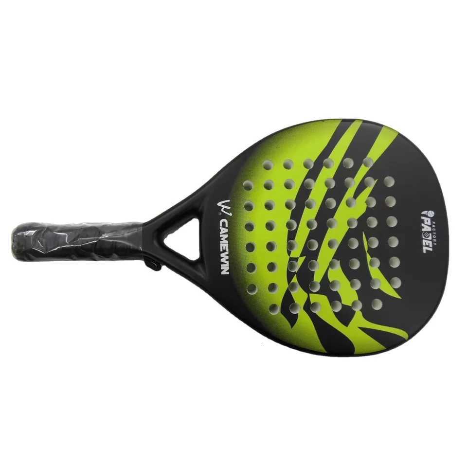 Camwin Padel Racket Carbon Fiber Surface with EVA Memory Flex Foam Core Lightweight Padel Racquet With Padel bag W251021