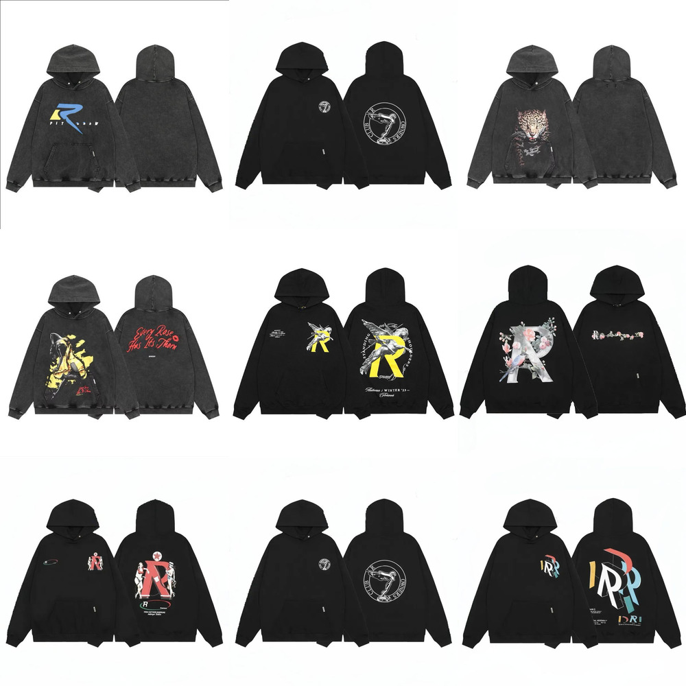 Representor Hoodie Sweatshirts Designer Mens Hoodie Letter Pringted High Street Casual American Loose Couple Hoodie Sweater Coat Clothes Mens Tracksuits p18