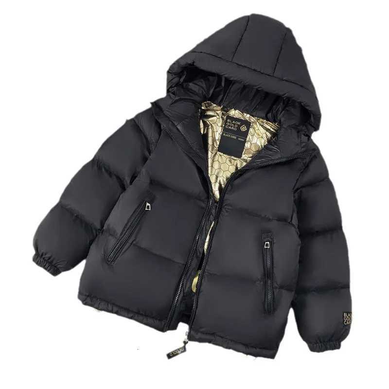 Autumn and Winter Childrens Coat down Jacket for Boys and Girls Thickened for Older Children Short Style White Duck DownT251021