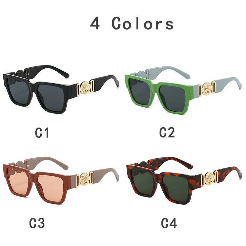 New Luxury Fashion Brand Designer Sunglasses Women Men 2025 Vintage Square Leopard Shades Glasses Outdoor Travel Top Sunglasses J251114