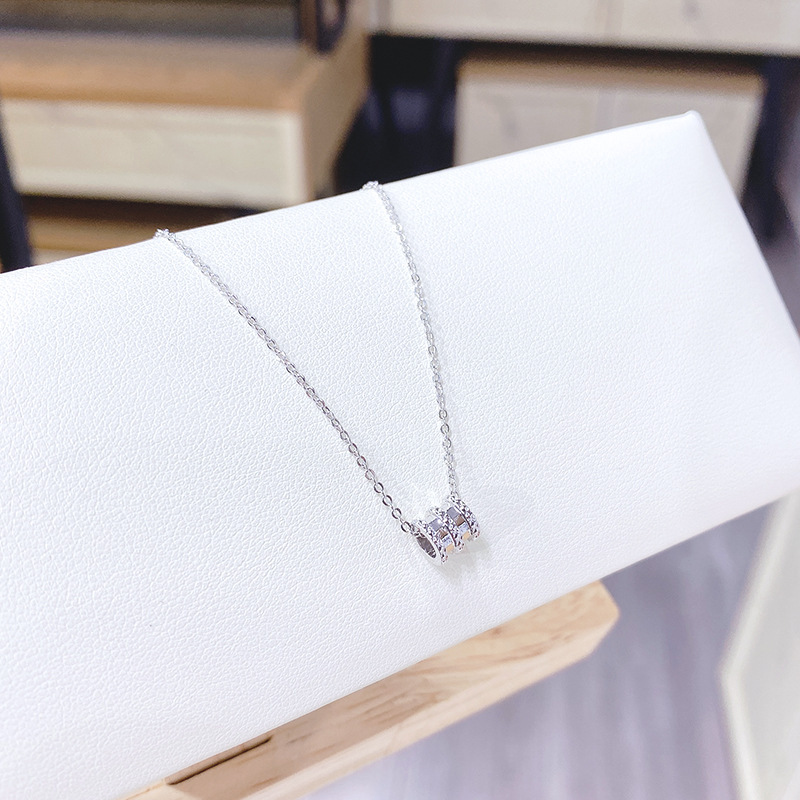 Necklace for women Fashionable gold-plated necklace women's zircon fish tail bow shell collarbone chain free shipping Valentine's Day gift